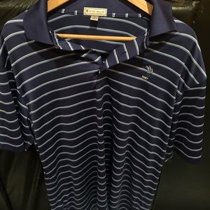 Logo Peter Millar Summer Comfort Golf Polo Size L